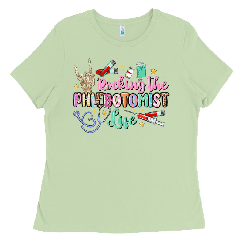 Rocking The Phlebotomist Life Ladies Tee by MaliasSmallBusiness | Teevron