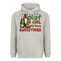 Just A Girl Who Loves Christmas Heavyweight Hoodie | Teevron