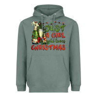 Sage just a girl who loves christmas Heavyweight Hoodie - BundleAndBundleShop