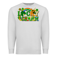 Dove Grey lucky charm Premium Sweatshirt - FaDigitalArtStudio