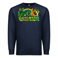 Navy lucky charm Premium Sweatshirt - FaDigitalArtStudio