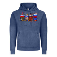 Vintage Denim labor day drink Vintage Hoodie - RacoonDesign