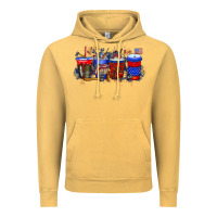 Vintage Mustard labor day drink Vintage Hoodie - RacoonDesign