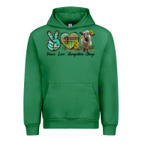 Emerald Peace Love Hampshire Sheep Urban Hoodie - LillyAllenDesigns