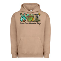 Pigment Burro Peace Love Hampshire Sheep Urban Hoodie - LillyAllenDesigns