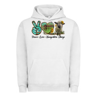 Pigment Lunar Rock Peace Love Hampshire Sheep Urban Hoodie - LillyAllenDesigns