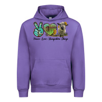 Tulip Peace Love Hampshire Sheep Urban Hoodie - LillyAllenDesigns