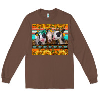 Chestnut heifers and sunflowers Long Sleeve Tee - Jasminsmagicworld