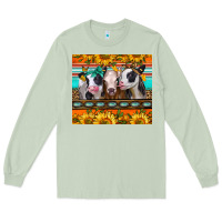 Matcha heifers and sunflowers Long Sleeve Tee - Jasminsmagicworld