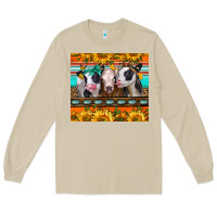 Mushroom heifers and sunflowers Long Sleeve Tee - Jasminsmagicworld