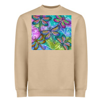Mushroom dragonflies Heavyweight Sweatshirt - TumblerDesignByShophia