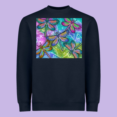 Dragonflies Heavyweight Sweatshirt Designed By Tumblerdesignbyshophia