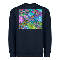 Navy dragonflies Heavyweight Sweatshirt - TumblerDesignByShophia