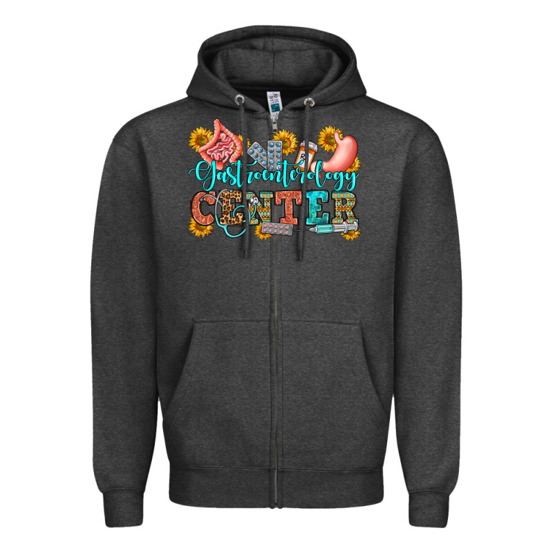 Gastroenterology Center Olivia Zipper Hoodie by OliviaCreatesArt | Teevron