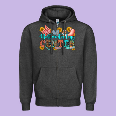 Gastroenterology Center Olivia Zipper Hoodie Designed By Oliviacreatesart