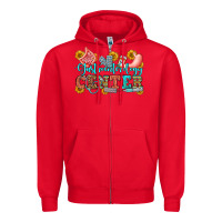 Red gastroenterology center olivia Zipper Hoodie - OliviaCreatesArt