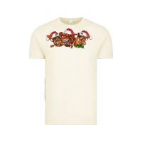 Vintage Arctic christmas red angus cows Vintage Tee - LillyAllenDesigns