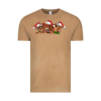 Vintage Camel christmas red angus cows Vintage Tee - LillyAllenDesigns