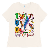 Bone 100 days of school Ladies Tee - MaliasSmallBusiness
