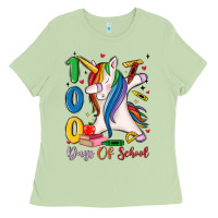 Matcha 100 days of school Ladies Tee - MaliasSmallBusiness
