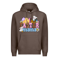 Coffee Easter mama Premium Hoodie - OliviaCreatesArt