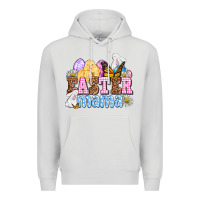 Dove Grey Easter mama Premium Hoodie - OliviaCreatesArt