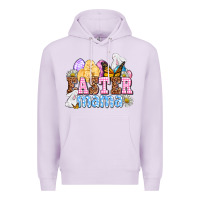 Lilac Easter mama Premium Hoodie - OliviaCreatesArt
