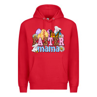 Red Easter mama Premium Hoodie - OliviaCreatesArt