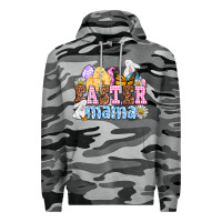 Slate Camo Easter mama Premium Hoodie - OliviaCreatesArt