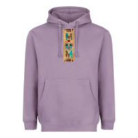 Lavender american football with leopard pen wraps Heavyweight Hoodie - BundleAndBundleShop