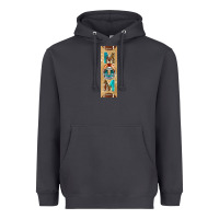 Smoke american football with leopard pen wraps Heavyweight Hoodie - BundleAndBundleShop