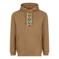 Toasted Coconut american football with leopard pen wraps Heavyweight Hoodie - BundleAndBundleShop