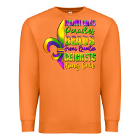 Carrot mardi gras parades beads french quarter beignets Premium Sweatshirt - FaDigitalArtStudio
