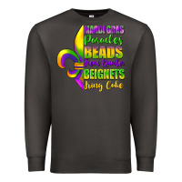 Smoke mardi gras parades beads french quarter beignets Premium Sweatshirt - FaDigitalArtStudio