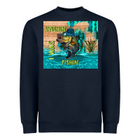 Navy wıshın i was fıshın Heavyweight Sweatshirt - TumblerDesignByShophia