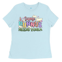 Baby Blue some bunnys needs vodka Ladies Tee - MaliasSmallBusiness