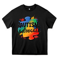 Black autism advocate Heavy Core Tee - MaliasSmallBusiness