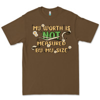 Cacao my worth is not defined by my size Premium Tee - MaliasSmallBusiness