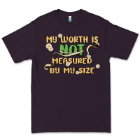 Plum my worth is not defined by my size Premium Tee - MaliasSmallBusiness