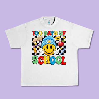 100 Days Of School Urban Heavy Tee Designed By Artiststas