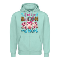 Seafoam don't go bacon my heart olivia Zipper Hoodie - OliviaCreatesArt
