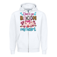 White don't go bacon my heart olivia Zipper Hoodie - OliviaCreatesArt