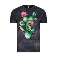 Cloud Black cactus 5 Vintage Tee - JahusDesignShop