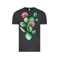Vintage Black cactus 5 Vintage Tee - JahusDesignShop