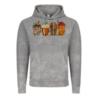 Cloud Rock leopard and cowhide drink Vintage Hoodie - RacoonDesign