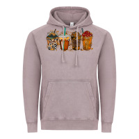 Vintage Zinc leopard and cowhide drink Vintage Hoodie - RacoonDesign