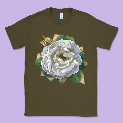 Pillow Fight Rose Classic Tee Designed By Lillyallendesigns