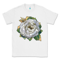 White Pillow Fight Rose Classic Tee - LillyAllenDesigns