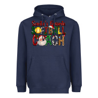 Navy Santa's Favorite Softball Coach For Christmas Heavyweight Hoodie - FaDigitalArtStudio