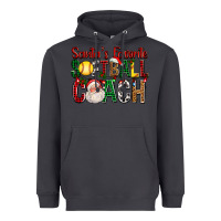 Smoke Santa's Favorite Softball Coach For Christmas Heavyweight Hoodie - FaDigitalArtStudio